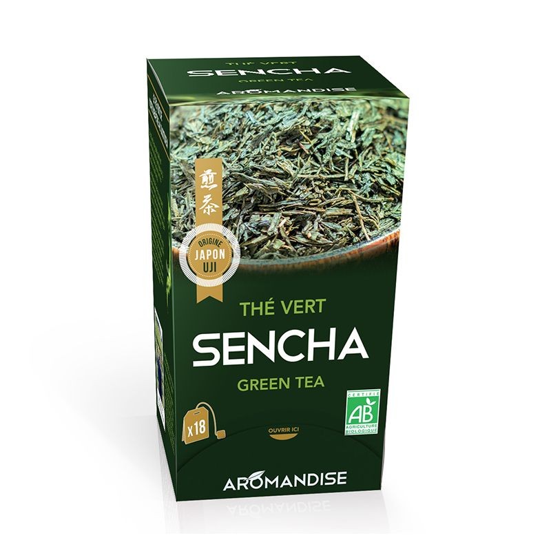 Aromandise Sencha thee infusie bio 18x2g - 8400